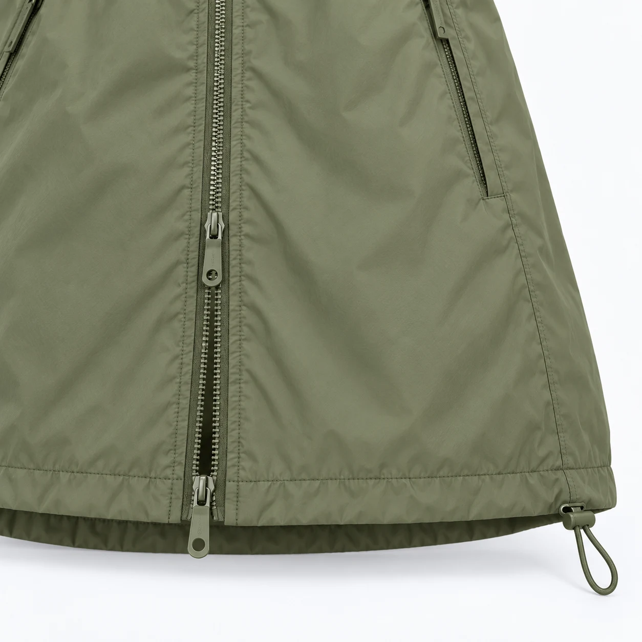 Fieldnote Longline Jacket construction closeup